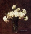 白いカーネーションの花の画家 アンリ・ファンタン・ラトゥール